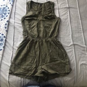 Express Army Green Romper